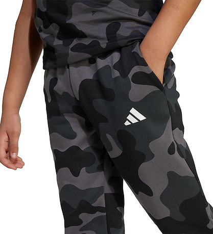 adidas Performance Sweatpants - J Camo FL - Svart/Vit