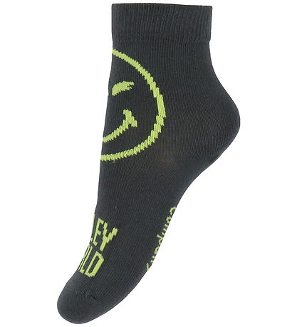 adidas Performance Sokkar - Smiley - Kolefni/Proloin/Byello