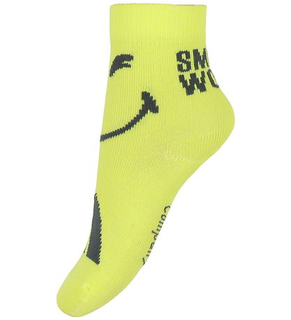 adidas Performance Sokkar - Smiley - Kolefni/Proloin/Byello