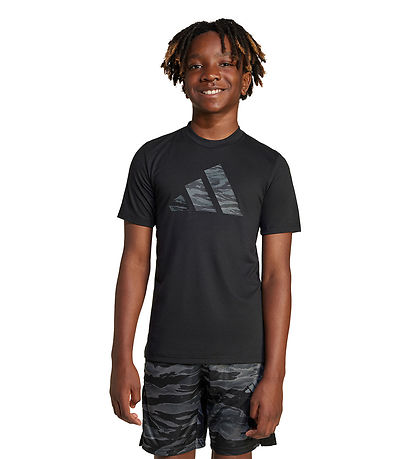 adidas Performance T-Shirt - J TR-ES CAM TE - Schwarz
