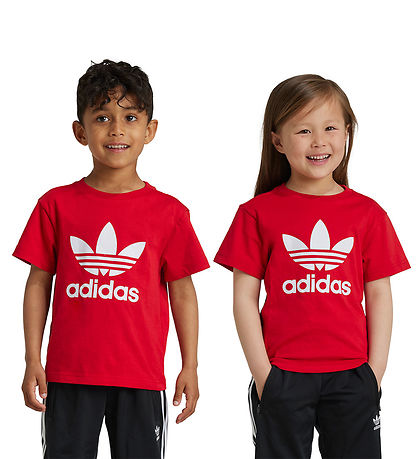 adidas Originals Stuttermabolur - Trefoil - BETSCA