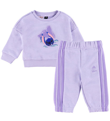 adidas Performance Sweat Set - Stitch - I DY LS JOG - VIOTON/LPU