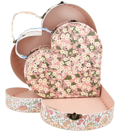 Meri Meri Koffer - 2er-Pack - Liberty Heart