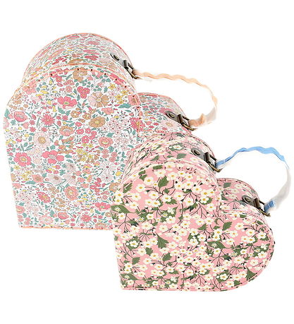 Meri Meri Koffer - 2er-Pack - Liberty Heart