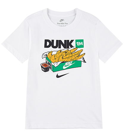 Nike Stuttermabolur - Dunk Em Tenders - Hvítir