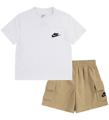 Nike Shorts Set - T-shirt/Shorts - Parachute Beige