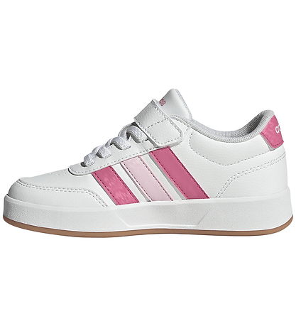 adidas Performance Skór - BREAKNET 3.0 EL C - Hvítt/Bleikt