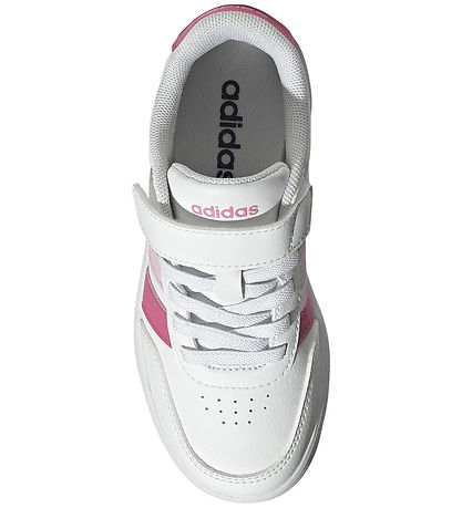 adidas Performance Skór - BREAKNET 3.0 EL C - Hvítt/Bleikt
