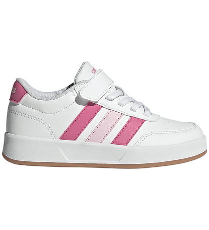 adidas Performance Skór - BREAKNET 3.0 EL C - Hvítt/Bleikt