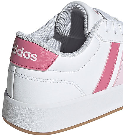 adidas Performance Skór - BREAKNET 3.0 J - Hvítt/Bleikt