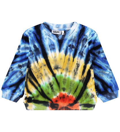 Molo Blússa - velour - Kæri - Multus Tie Dye