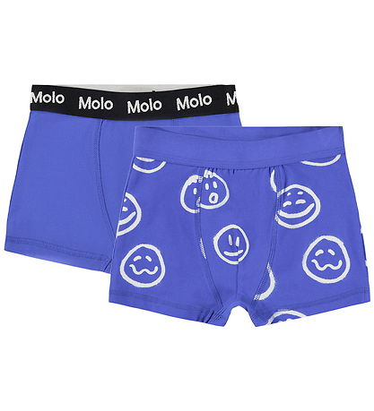 Molo Boxershorts - Justin - 2er-Pack - Mond Moods Blue