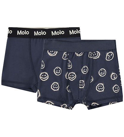 Molo Boxershorts - Justin - 2er-Pack - Moods Blue
