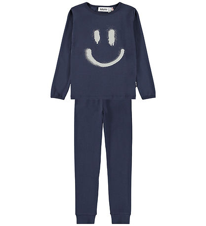 Molo Pyjama Set - Hat - Galaxy Blue