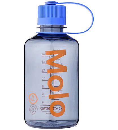 Molo Vattenflaska - 500 ml - Grey Sky/Blå