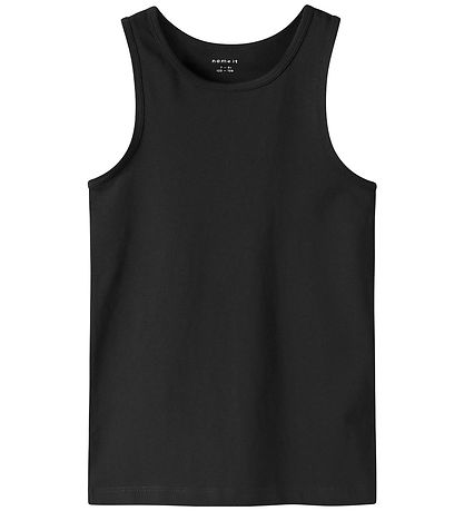 Name It Unterhemd - Noos - NkmTank - 4er-Pack - Schwarz/mit 2 x 