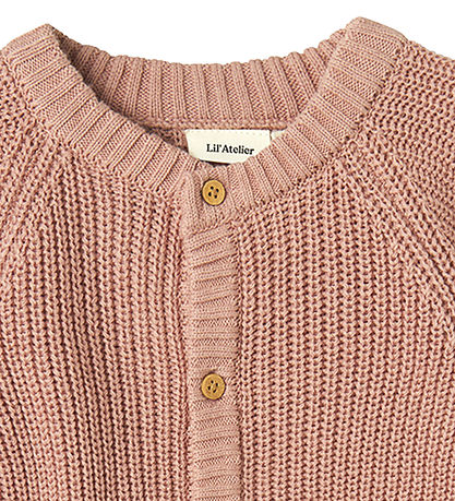 Lil' Atelier Cardigan - Prjónað - Núll - NmnEmlen - Misty Rose