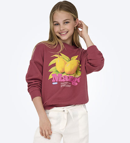 Kids Only Sweatshirt - KonPhilea - Aarde Rood/Mango