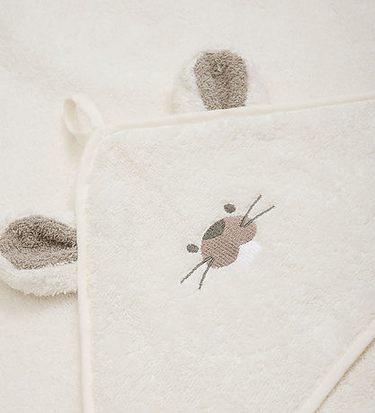 Pippi Baby towel - 83 x 83 cm - Egret