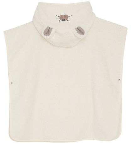 Pippi Towel Poncho - Egret