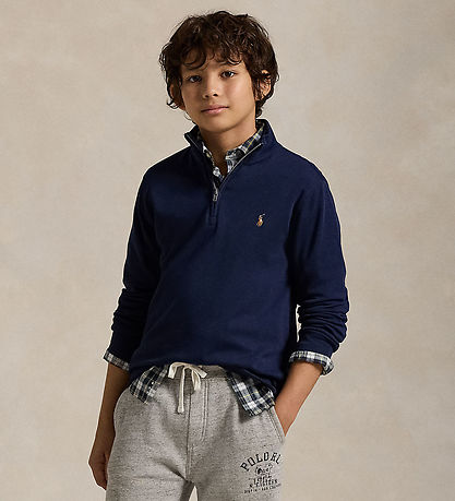 Polo Ralph Lauren Blússa M. Rennilás - Dökkblátt
