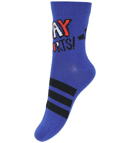 adidas Performance Strumpor - 3-pack - Klotter - Royblu/White/Sv
