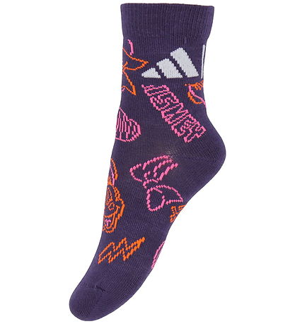 adidas Performance Socks - 3-Pack - LK DY MI - Owhite/Aurplu/P