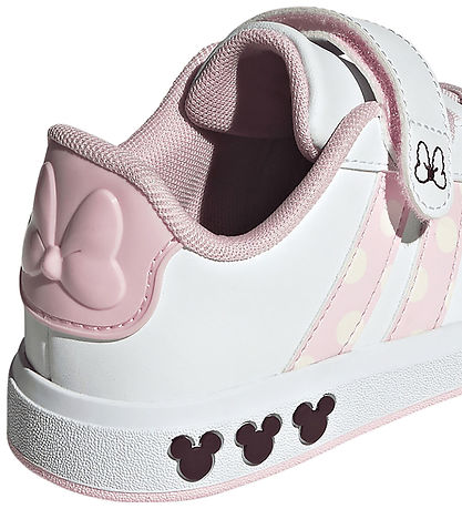 adidas Performance Skór - Grand Court Minnnie EL - Ftwwht/Clpink