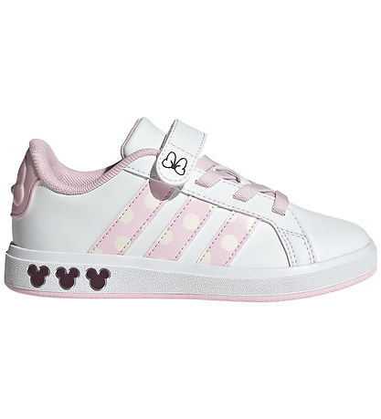 adidas Performance Skór - Grand Court Minnnie EL - Ftwwht/Clpink