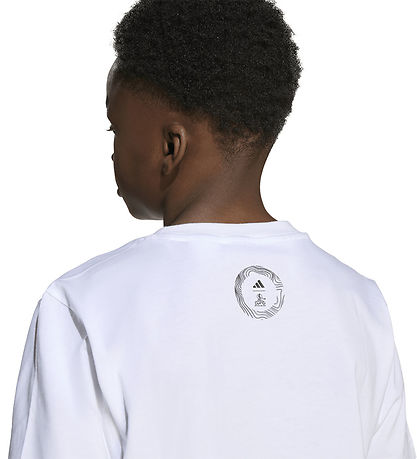 adidas Performance Stuttermabolur - OE - Hvítt