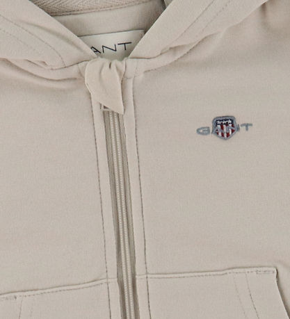 GANT Cardigan - Shield - Soft Oats