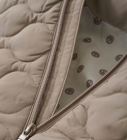 Minymo Weste - Quilted - Timberwolf