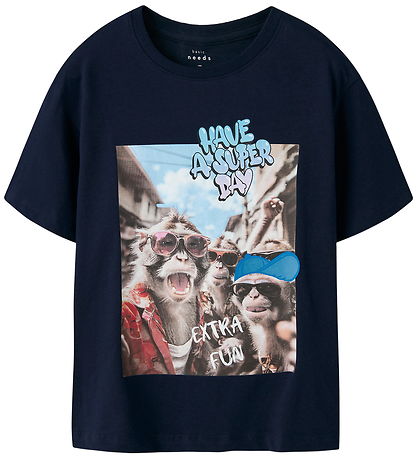 Name It T-Shirt - NkmVoto - 2er-Pack - Navy Blazer/Bright White