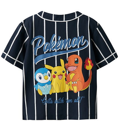 Name It Stuttermabolur - NmmMaska - Pokémon - Dökkblátt Blazer