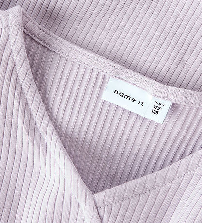 Name It Blouse - Rib - NkfFrida - Misty Lilac