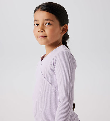 Name It Blouse - Rib - NkfFrida - Misty Lilac