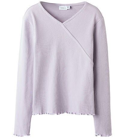 Name It Blouse - Rib - NkfFrida - Misty Lilac
