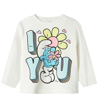 Name It Tröja - NmfFrida - Smurfar - Cloud Dansare