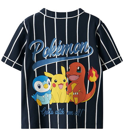 Name It Stuttermabolur - NkmMaska - Pokémon - Dökkblátt Blazer
