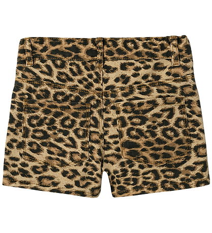 Name It Shorts - NmfRose - Silbernerz/Leopard