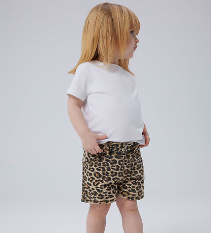 Name It Shorts - NmfRose - Silbernerz/Leopard