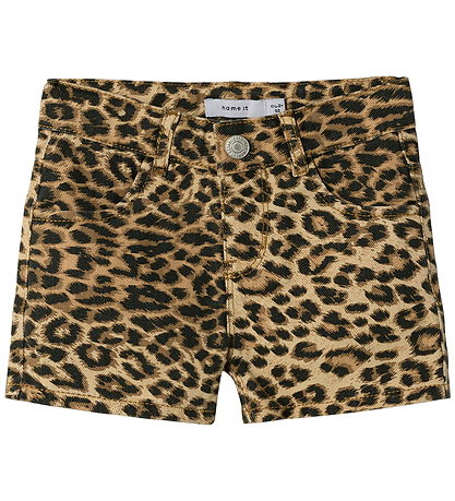 Name It Shorts - NmfRose - Silbernerz/Leopard