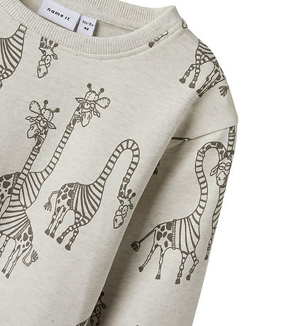 Name It Sweatshirt - NmmFreddie - Peyote Melange