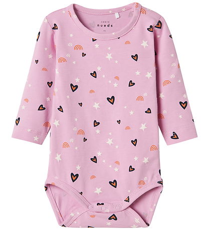 Name It Samfella l/e - NbfVandora - Pastel Lavender/Hearts