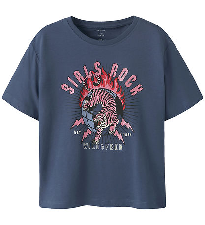 Name It Stuttermabolur - NkfKassandra - Blue Indigo