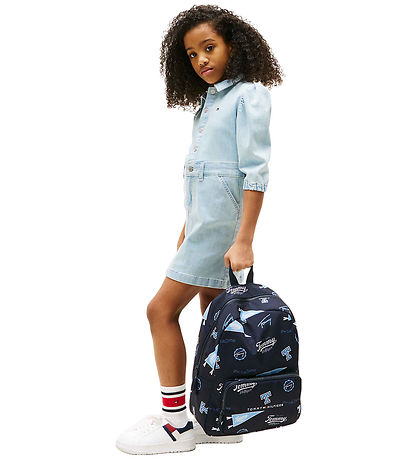 Sac à Dos Tommy Hilfiger - Imprimé As - Space Blue Partout