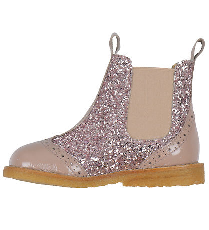 Angulus Boots - Chelsea - Faded Rose/Blossom Glitter