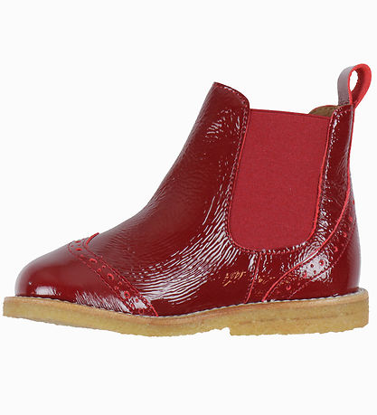 Angulus Boots - Chelsea - Cranberry Red