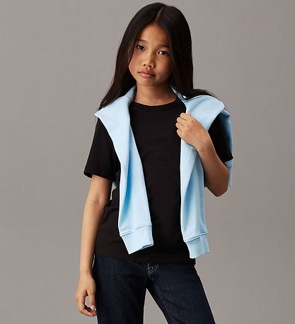 Calvin Klein T-shirt - Mono Mini Badge - Ck Black