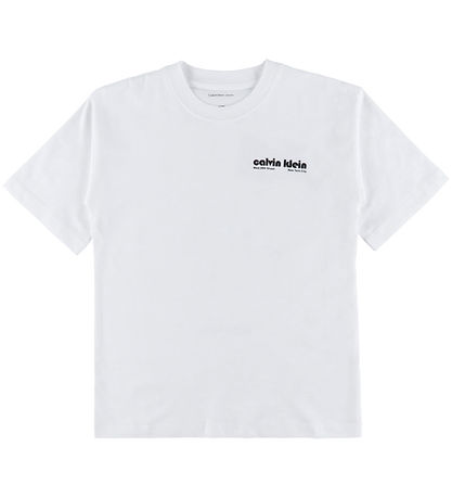 Calvin Klein T-shirt - Geo Ck Backprint - Bright White